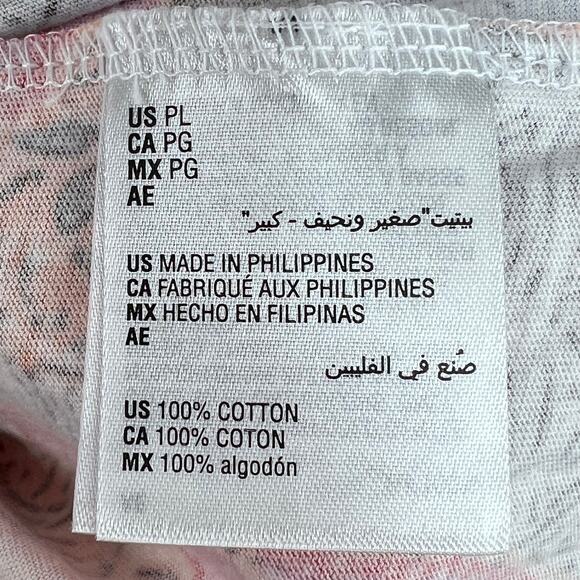 New INC Size Petite Large Floral Sleeveless Cutout Shoulder Long Sleeve Shirt - Picture 9 of 12